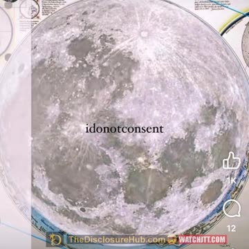 The moon is a map of the Earth..