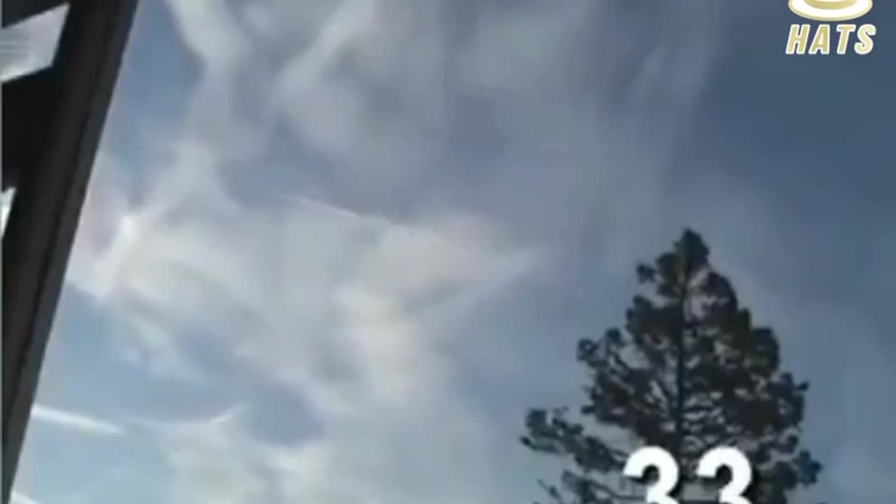 Chemtrails in fast motion!