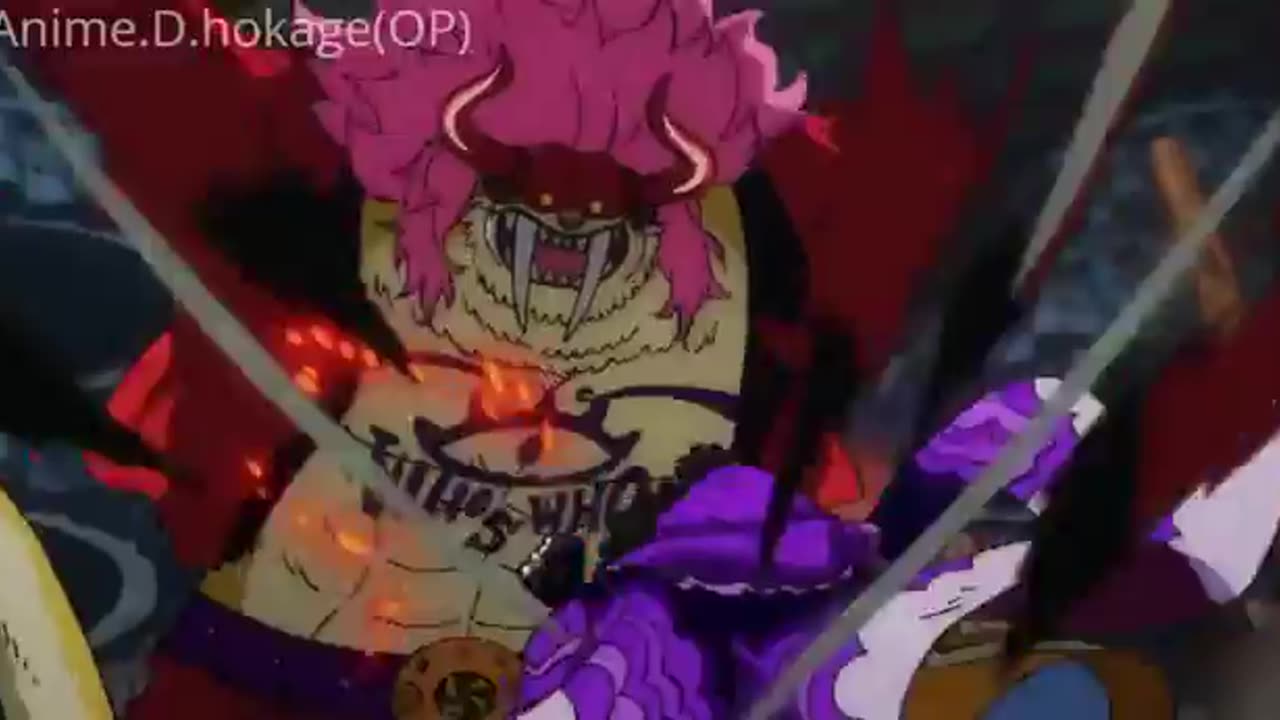 One piece - Jimba showing off his fish Man karate