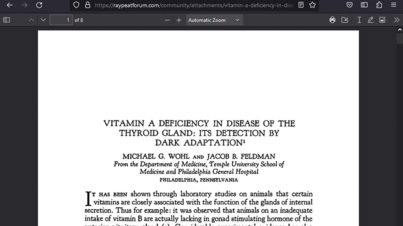 Treating Hyperthyroidism with Vitamin A