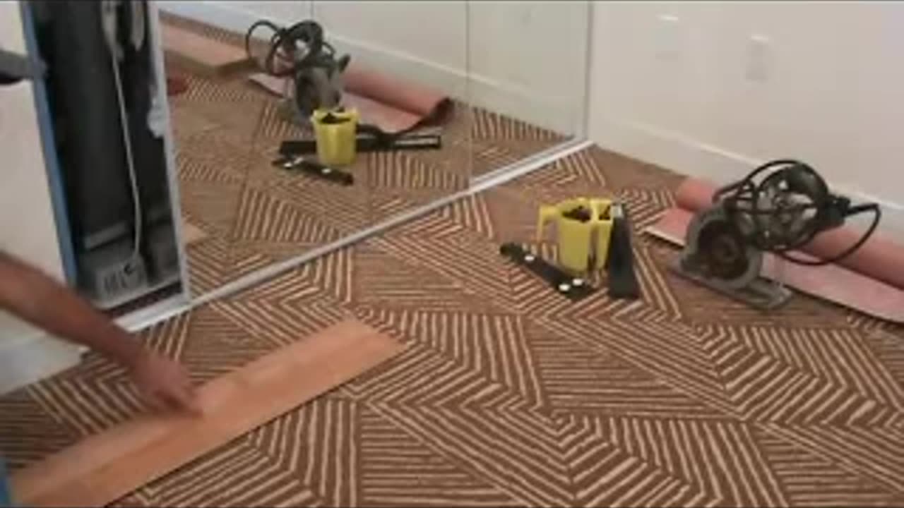 How to Layout Room for Floor Planking Install