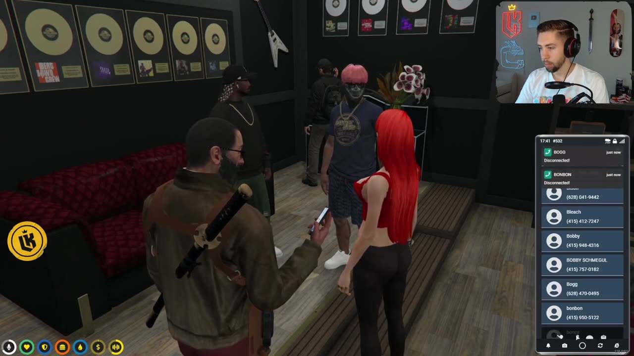 MADRAZO CARTEL VS GSF , GTA V ROLEPLAY HTRP SERVER RED