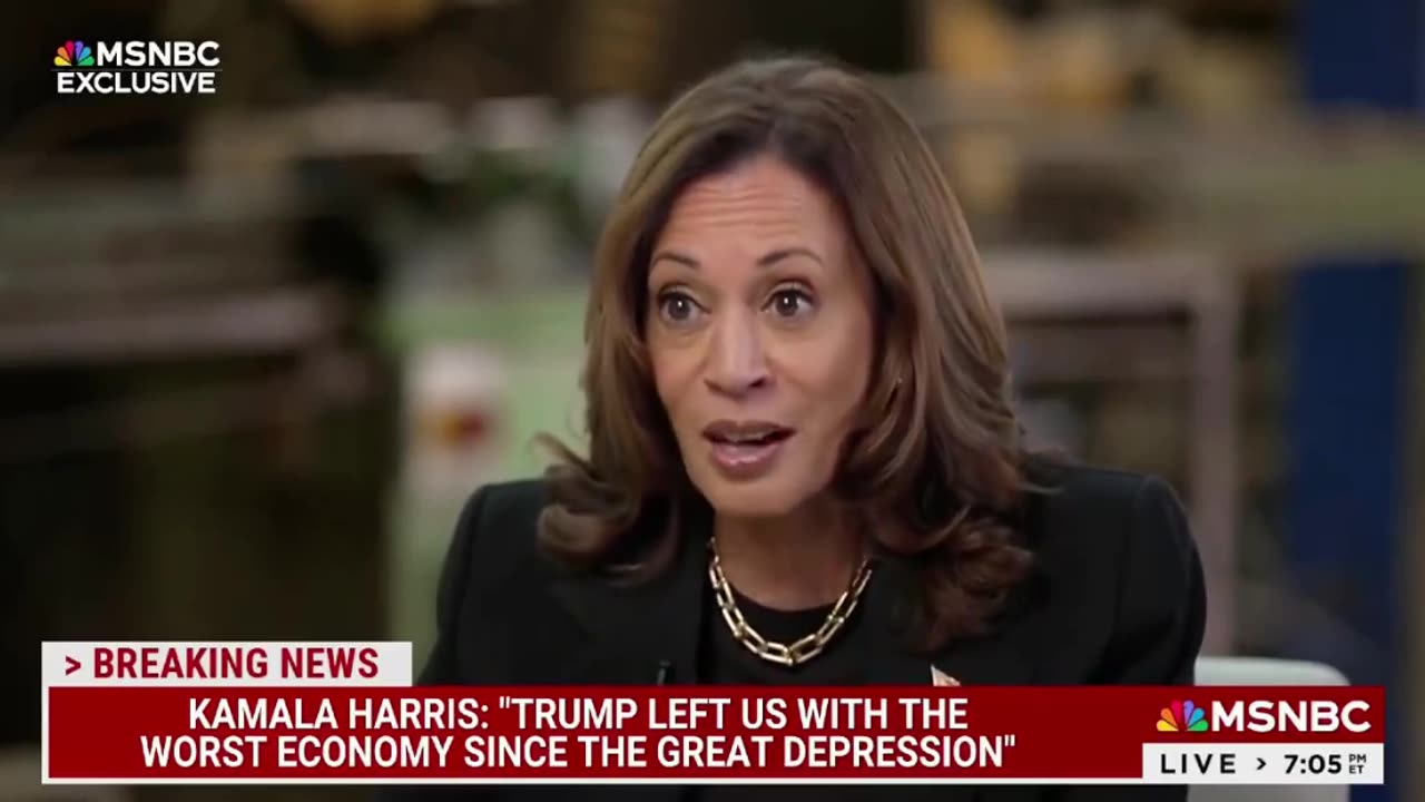 Kamala Harris Falsely Claims Biden Inherited Worst Economy Since The Great Depression