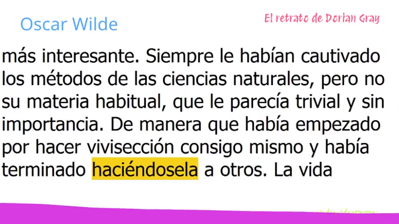 Oscar Wilde - El retrato de Dorian Gray 1/3