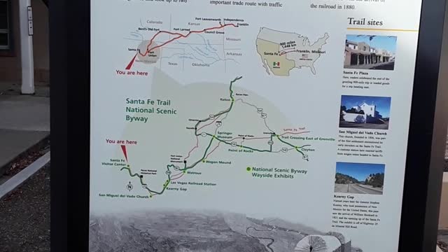 1821 The Sante Fe Trail from Franklin Missouri to Sante Fe New Mexico 1/14/23