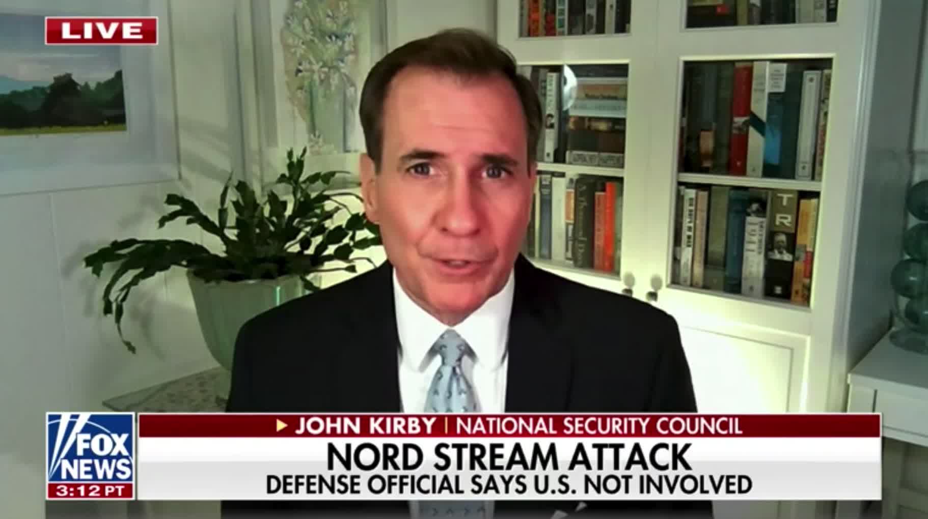 John Kirby on Nord Stream attack: "The United States had nothing to do with it."