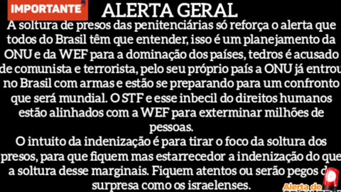 🚨Alerta geral para o Brasil🚨