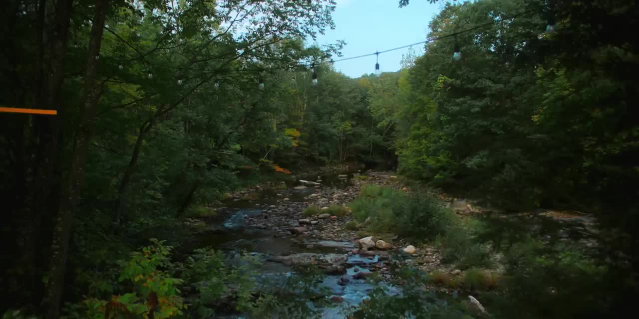First Day of Fall 🍂 Autumn Overnight at Off Grid Riverside Cabin 🍁 Fall Foliage Adventures-11