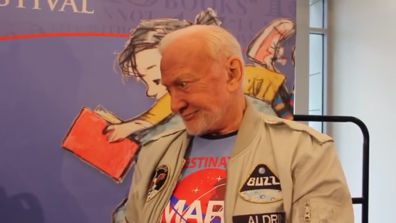 The moon~Buzz Aldrin