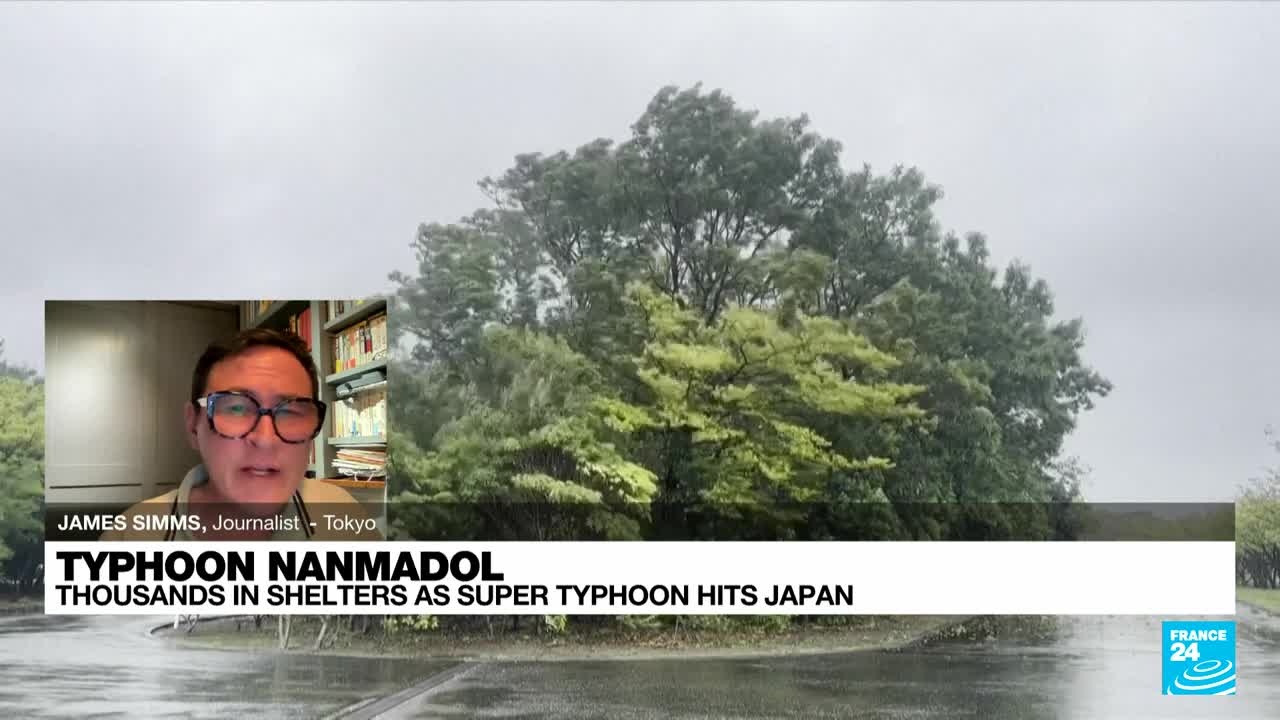 Thousands evacuated as typhoon pounds Japan • FRANCE 24 English