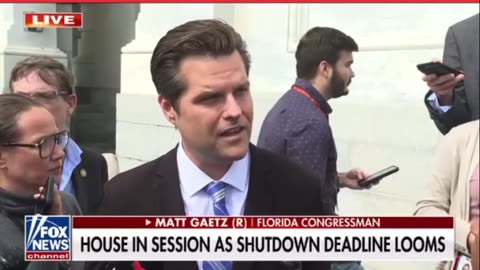 HOUSE IN SESSION AS SHUTDOWN DEADLINE LOOMS‼️