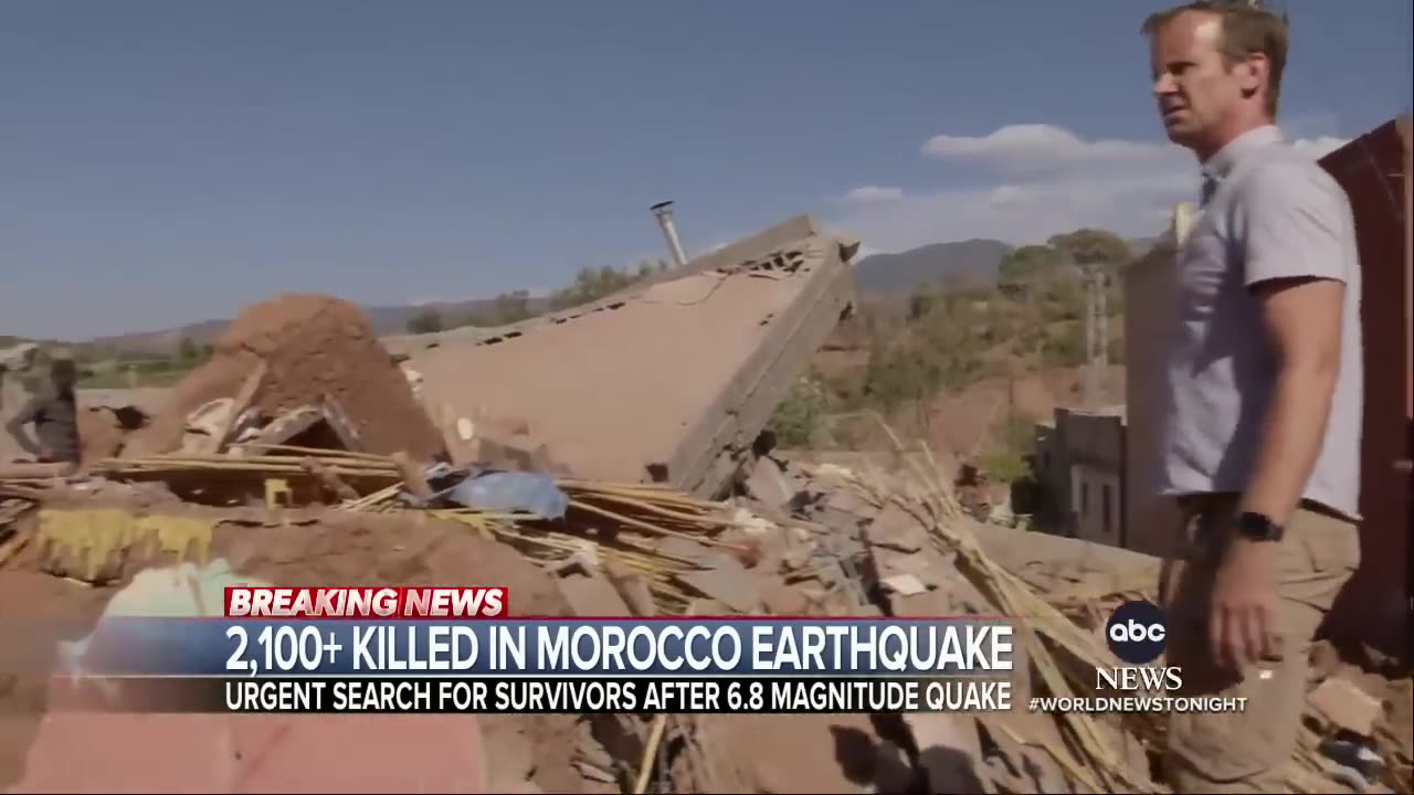 In excess of 2,100 killed in Morocco quake | Trending News