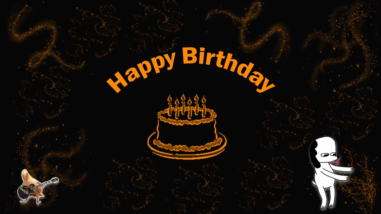 Happy Birthday song no vocals