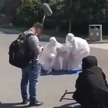 The entire world is a stage. Even some clips you see from China are being staged