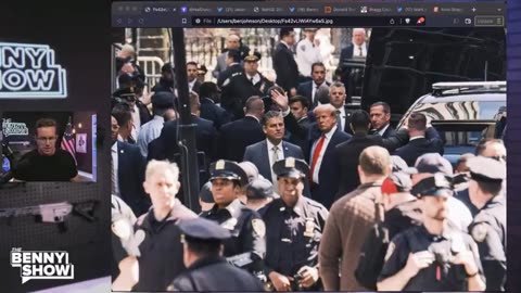 WHAT TRUMP POSTED THE MOMENT HE WAS ARRESTED BREAKS THE INTERNET | CHILLS 4-4-23 BENNY JOHNSON