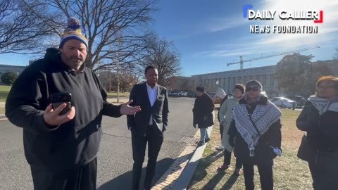 Protesters Shout Down Dem Senator As He Condemns Hamas