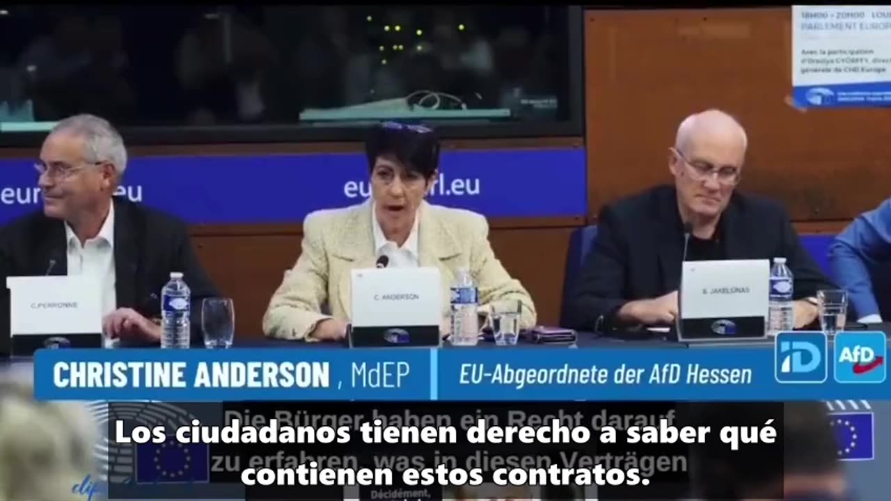 Conferencia del profesor Perronne en el Parlamento Europeo de Estrasburgo.