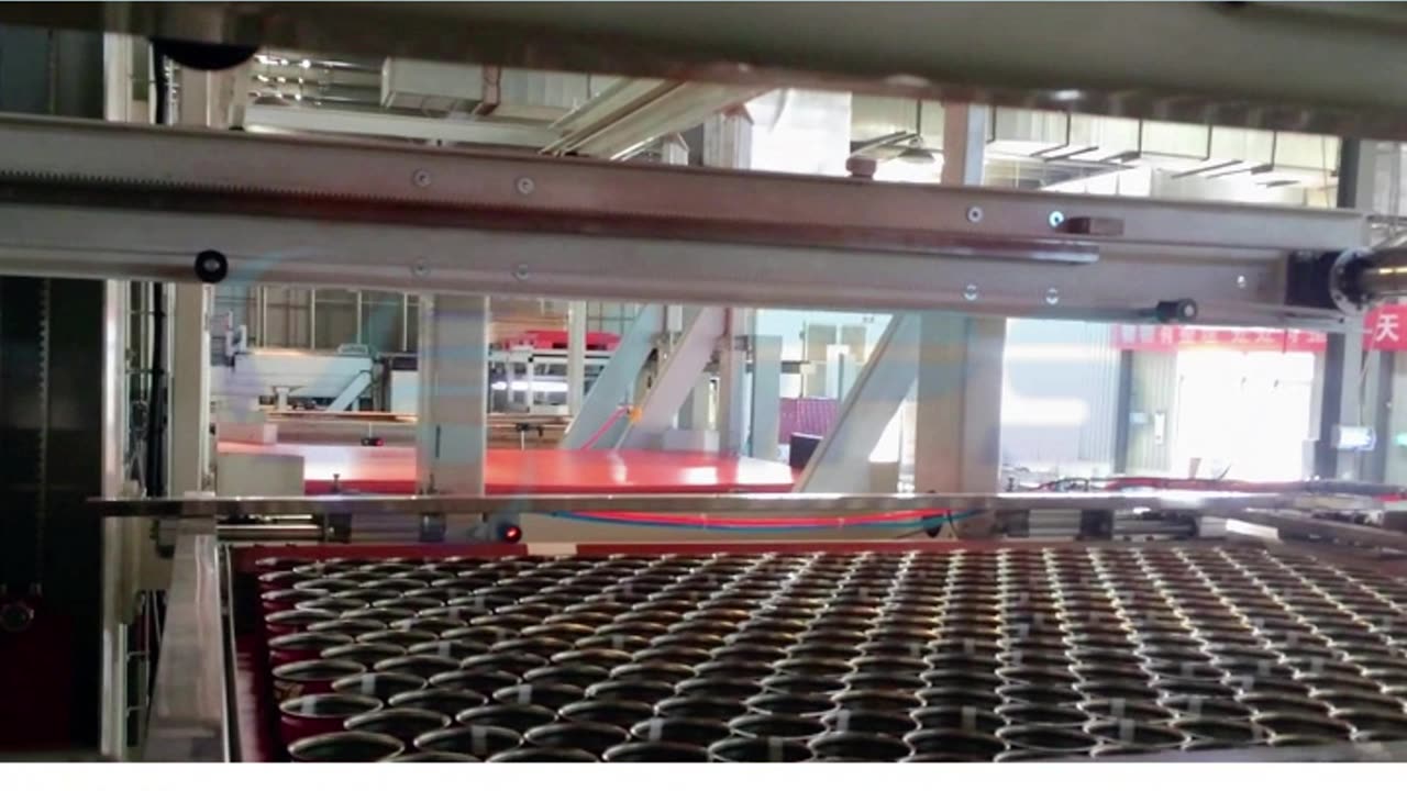 high speed empty can gantry palletizer #palletizer #gantrypalletizer #foryou #industrial #factory