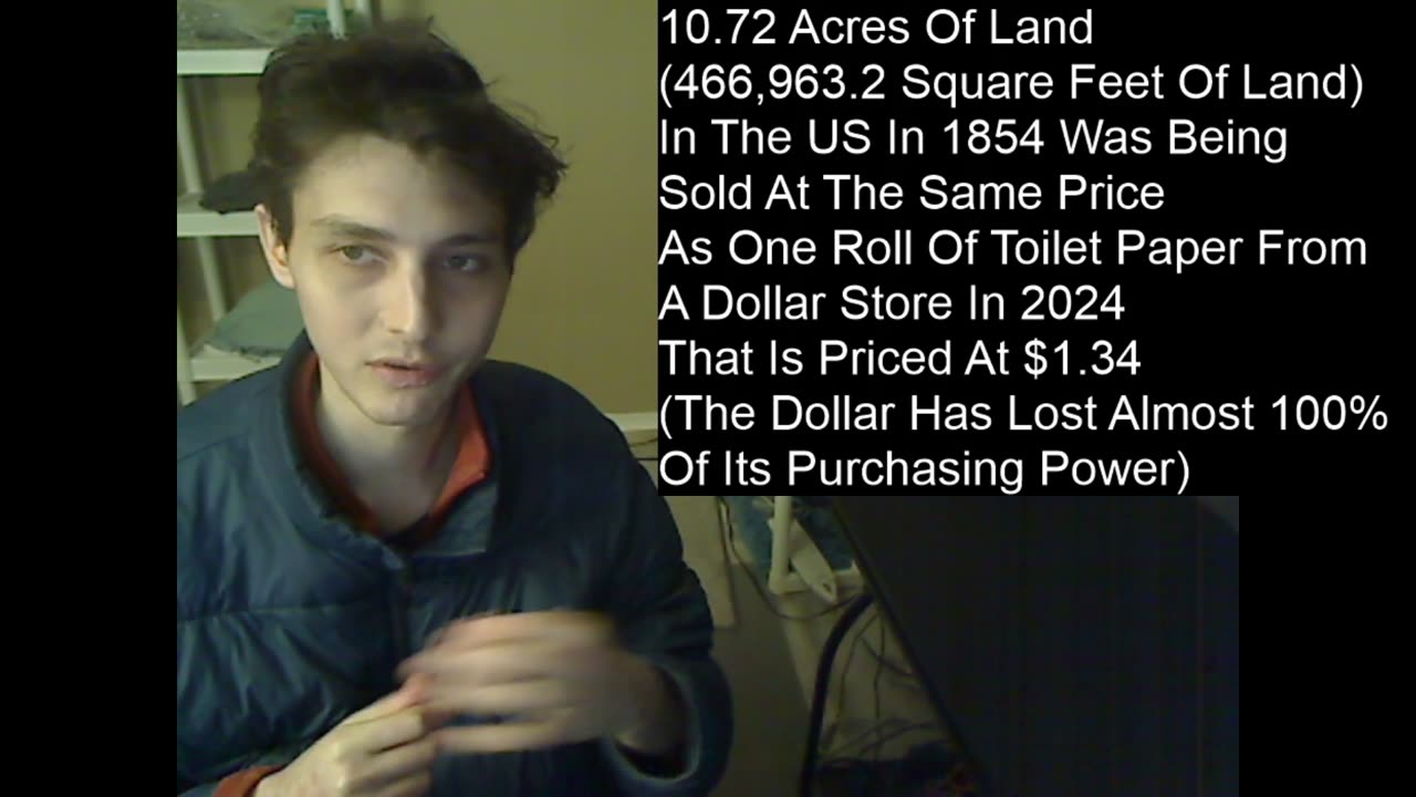 Outtake #54 Of 10.72 Acres Of Land In The US In 1854 Is The Same Price As A Roll Of Toilet Paper