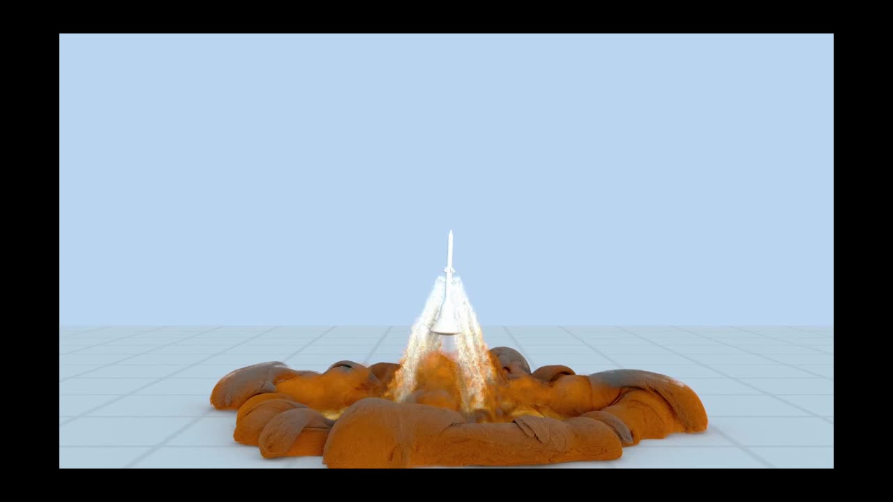 Supercomputer Simulation of Orion Spacecraft Launch Abort System