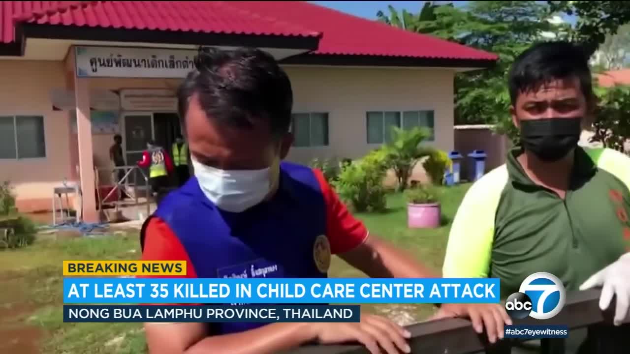 35 killed, mostly children, in Thailand childcare center attack