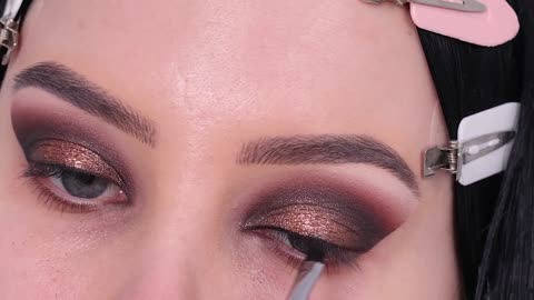 Glamorous Bronze Smokey Eye Look - Special Occasion Smokey Eye Tutorial