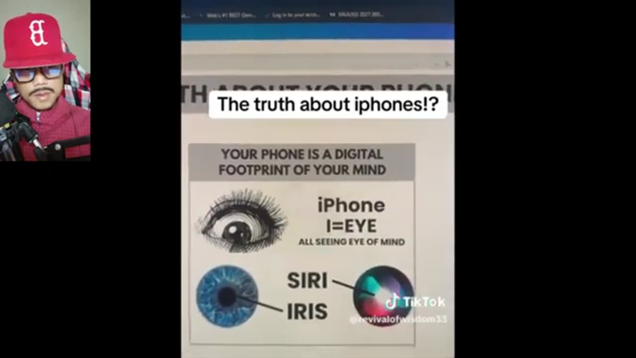 iPhone is a Digital Footprint of Your Eye