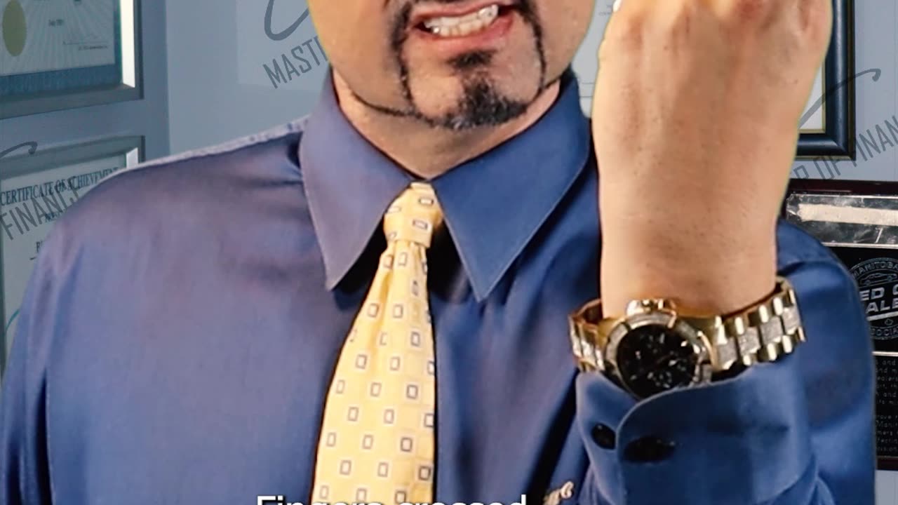 Business Hand Gestures! This one means "Fingers Crossed"