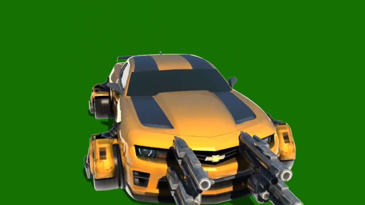 Bumblebee green screen effect