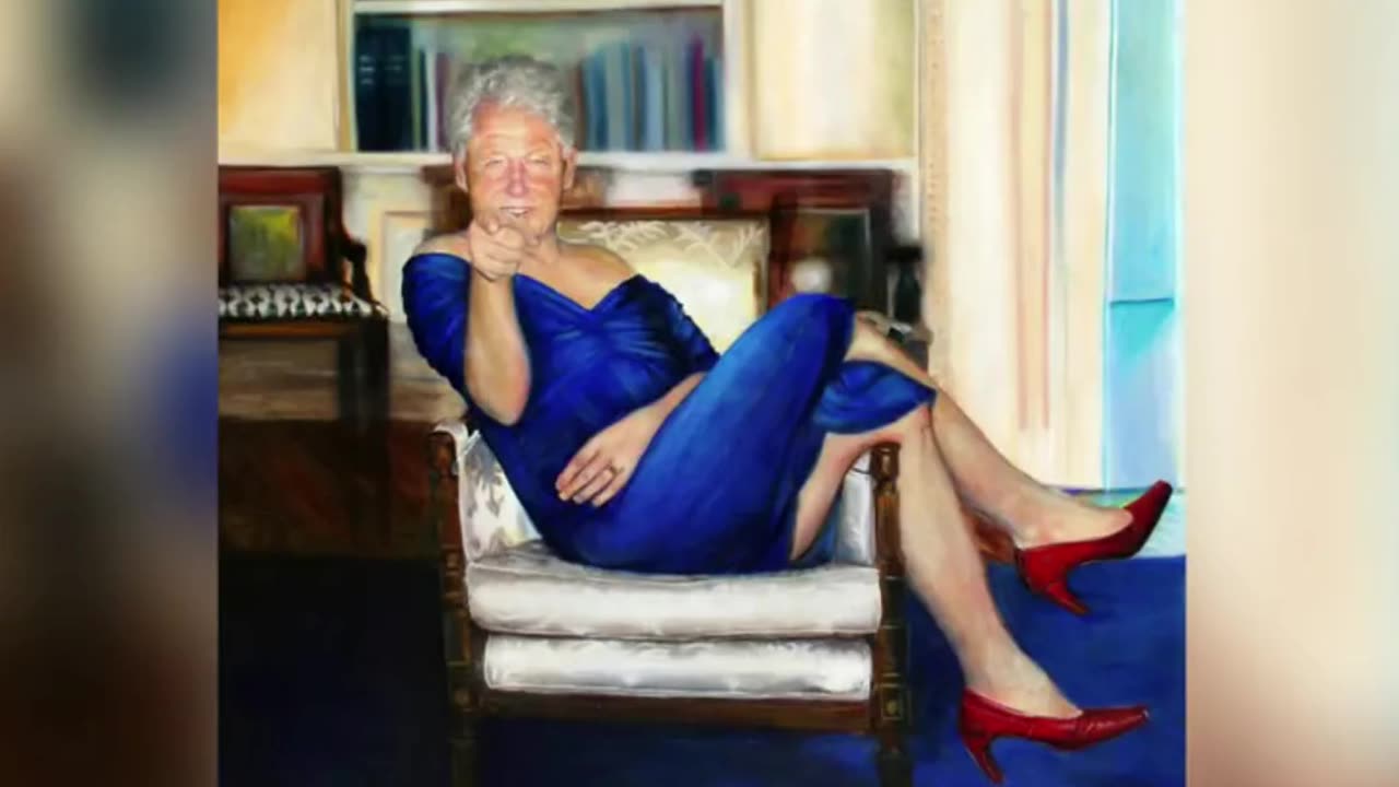 Rogan: Why do you think Epstein had that giant painting of Bill Clinton in a dress?