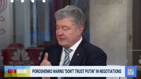 Fmr. Ukrainian President Calls Ukrainian Armed Forces A ‘Great Negotiator'