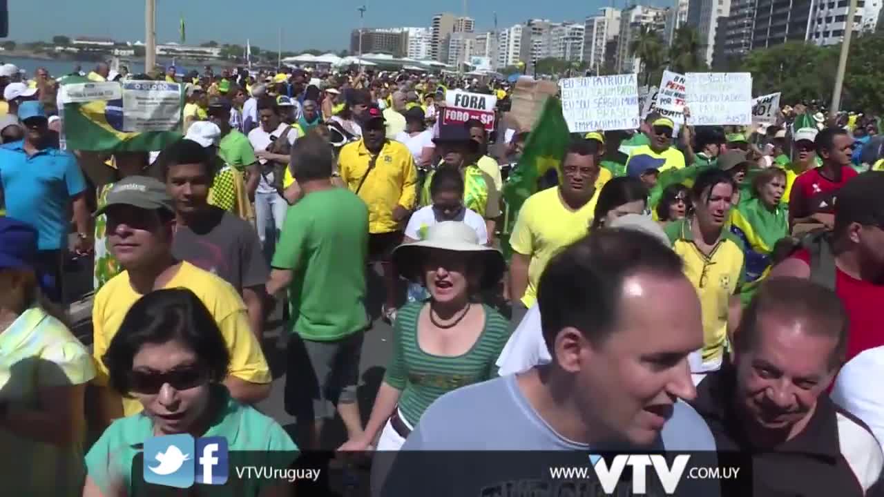 VTV NOTICIAS: BRASIL PROTESTAS