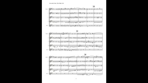 J.S. Bach – Motet: “Jesu, meine Freude”, Part 4 (Clarinet Quintet)