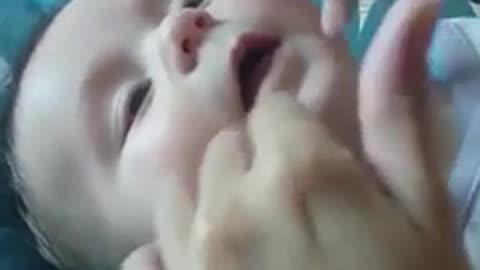 Relaxing baby facial massage🤗