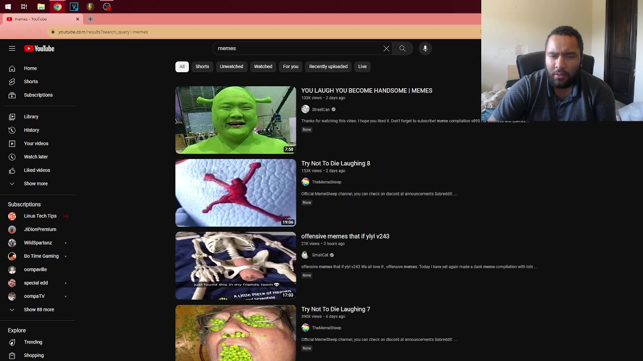 Reaction stream! (first stream)