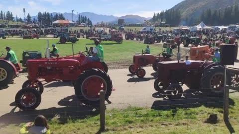 Wheels at Wanaka 2023 - Vintage Tractor Display