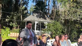 Flower Girl Puts on a Spectacular Show