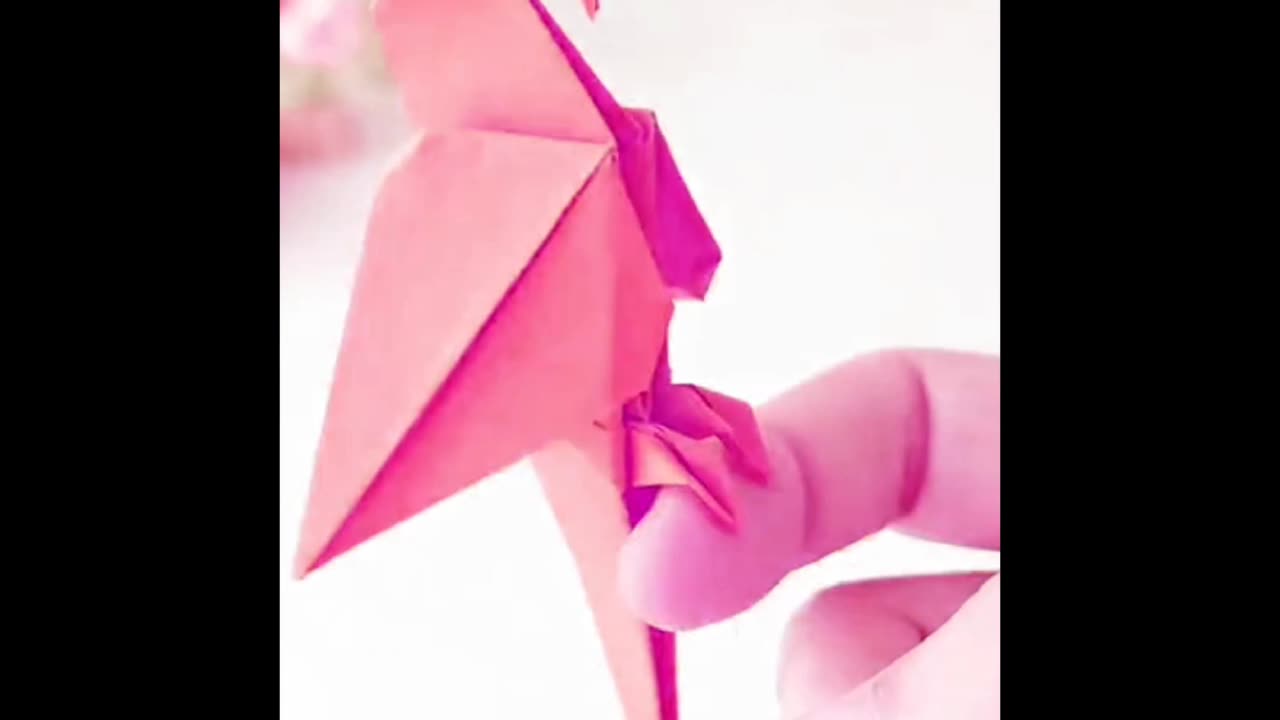 HOW TO MAKE BIRDS FROM ORIGAMI PAPER