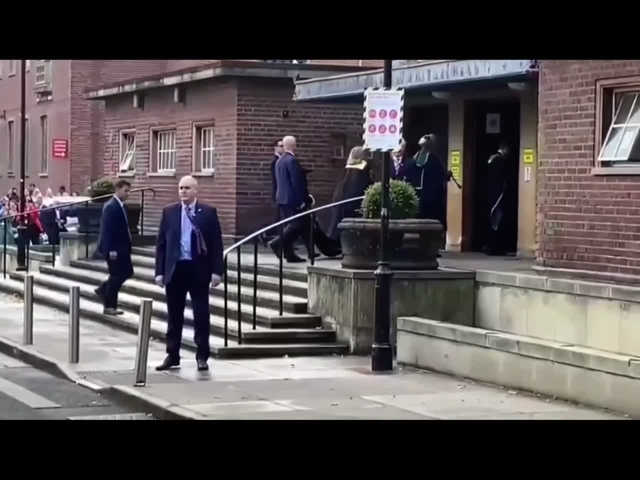 Hillary Clinton relentlessly heckled at Queens University Belfast Ireland