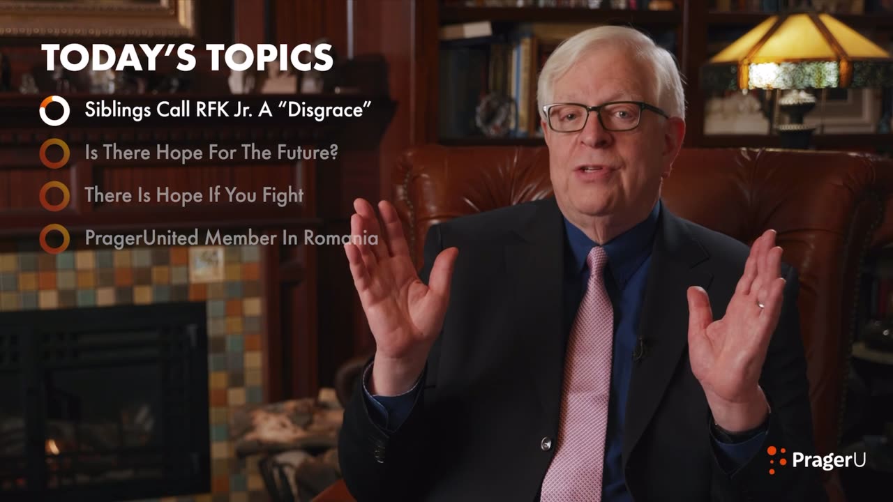 Dennis Prager Fireside Chat #356 RFK Jr’s siblings have very low moral character