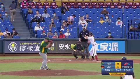 Highlights: 🇿🇦 South Africa vs. 🇩🇪 Germany - WBSC U-23 Baseball World Cup - Opening Round