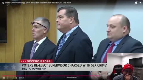 Democrat Charged with Felony Child S*x crimes Re-elected at 89% of the Vote! (Nasty Work)