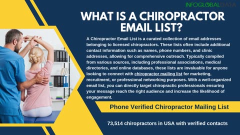 Enhance Your B2B Healthcare Marketing with Our Premium Chiropractors Mailing List