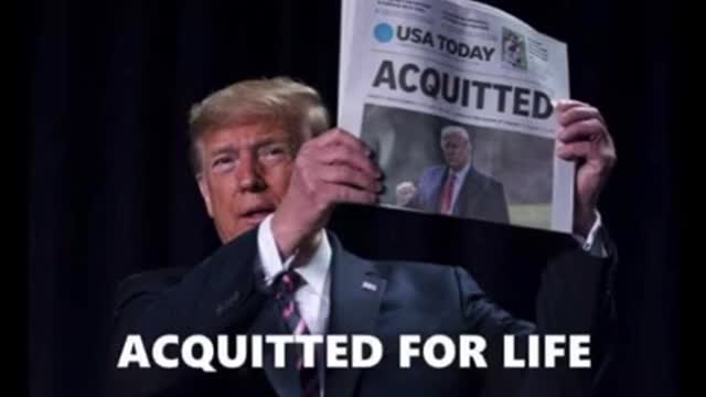 Trump acquitted for life