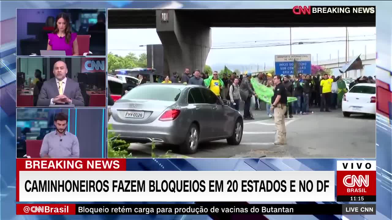 Borges: Bloqueios vão contra qualquer interesse do país | LIVE CNN