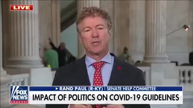 Rand Paul slams mask and vaccine mandates.