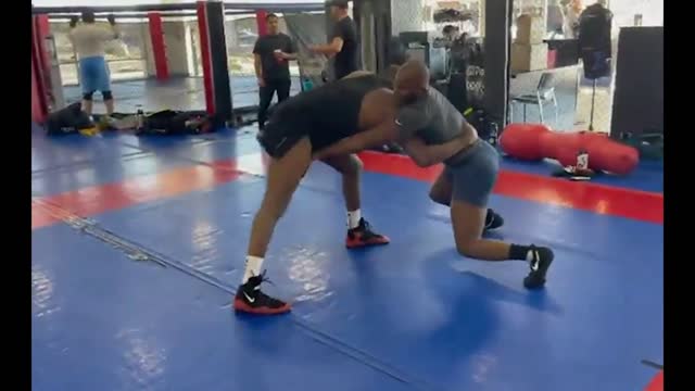 UFC Champion Jones Bones Jones training