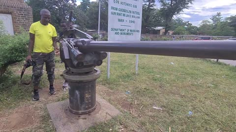 WWI Artillery at Lake Malawi Museum & other Artefacts