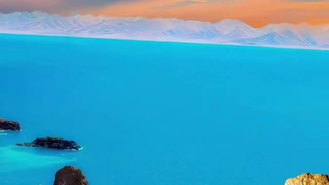 Never go to Namtso, 4,700 meters above sea level, alone#nature #pretty #landscape