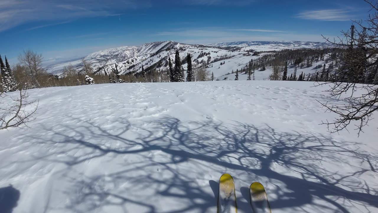 3/28 #8 Went exploring enjoy the beauty of Deer Valley and me going upside down.